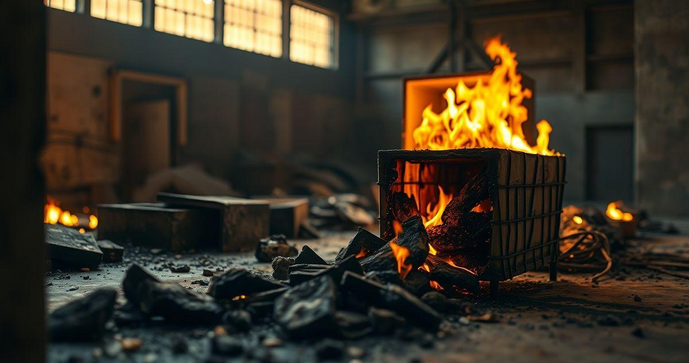 Teste de resistência ao fogo