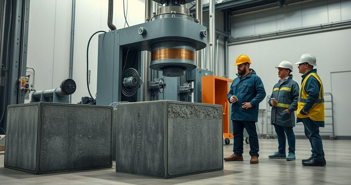 Ensaio de resistência de concreto: métodos, importância e aplicações