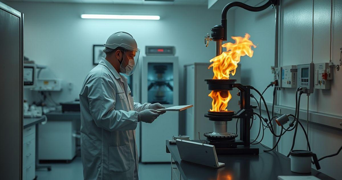 Como Realizar Teste de Flamabilidade em Laboratórios de Forma Eficiente